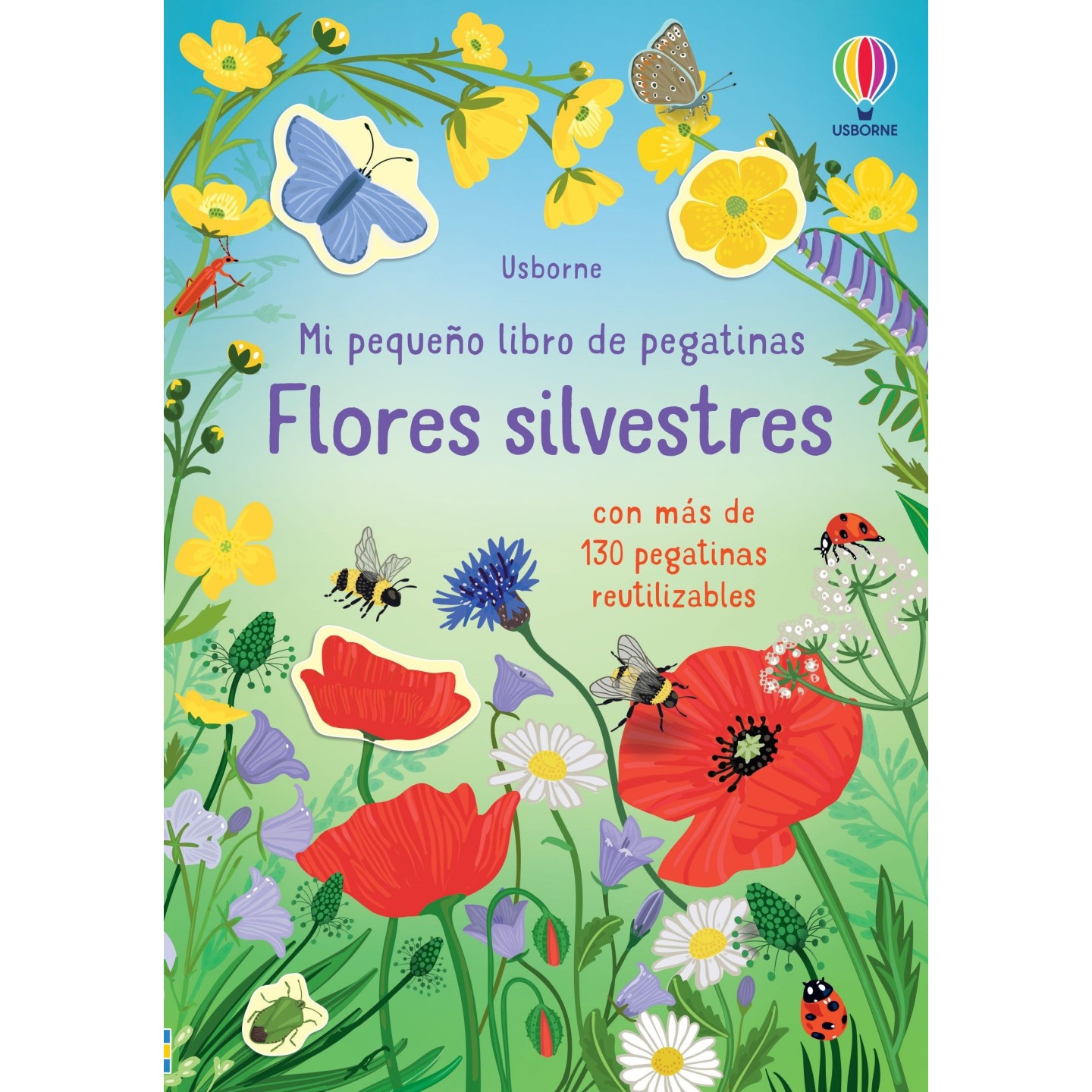 Mi pequeño libro de pegatinas - Flores silvestres