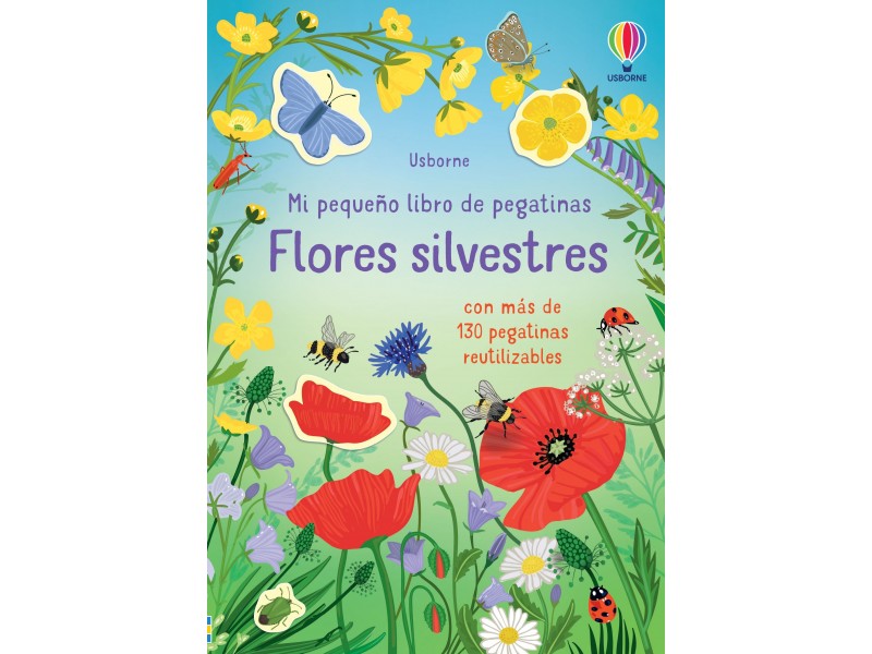 Mi pequeño libro de pegatinas - Flores silvestres
