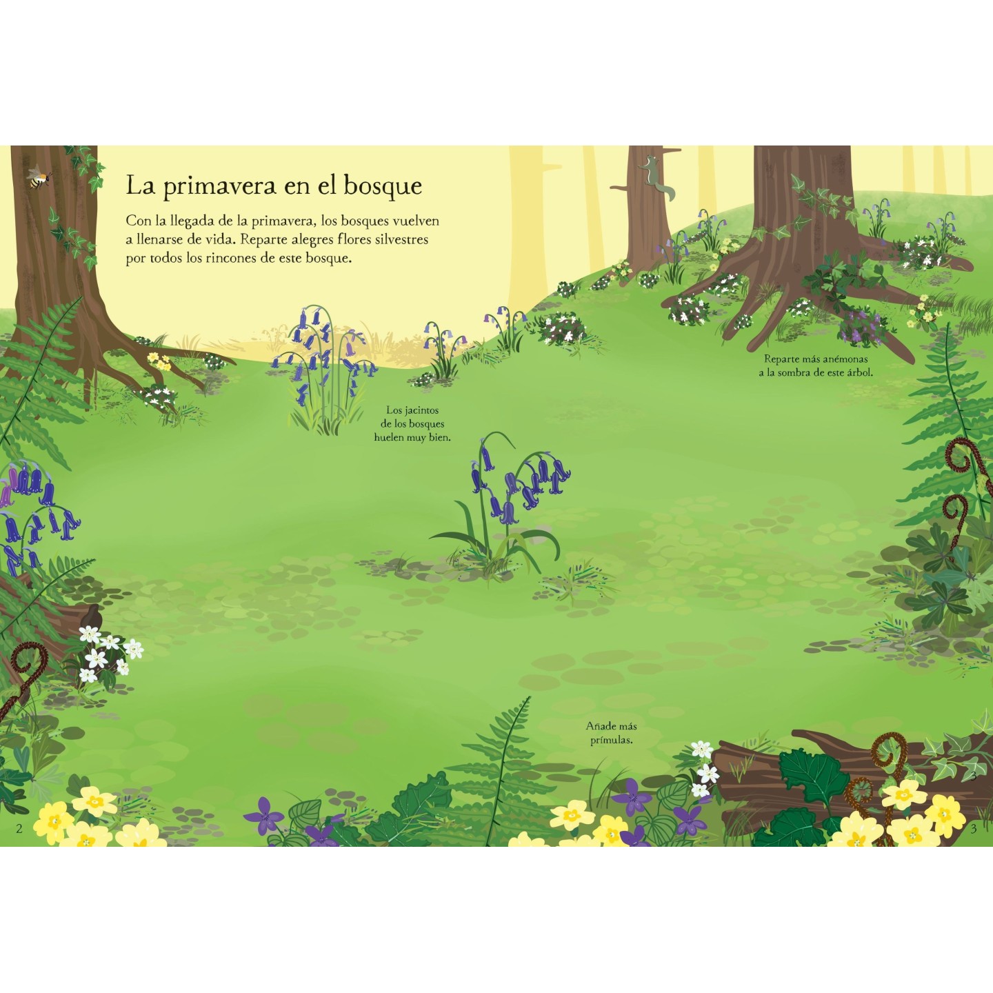 Mi pequeño libro de pegatinas - Flores silvestres