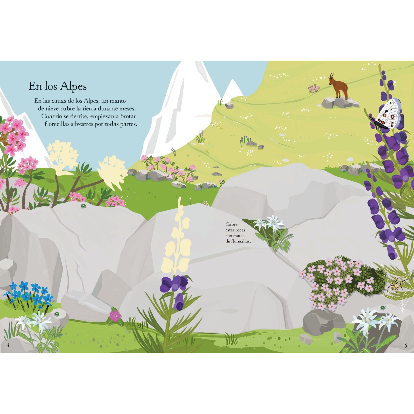 Mi pequeño libro de pegatinas - Flores silvestres