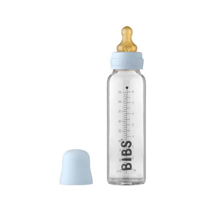 Biberón BIBS 225ml Baby Blue