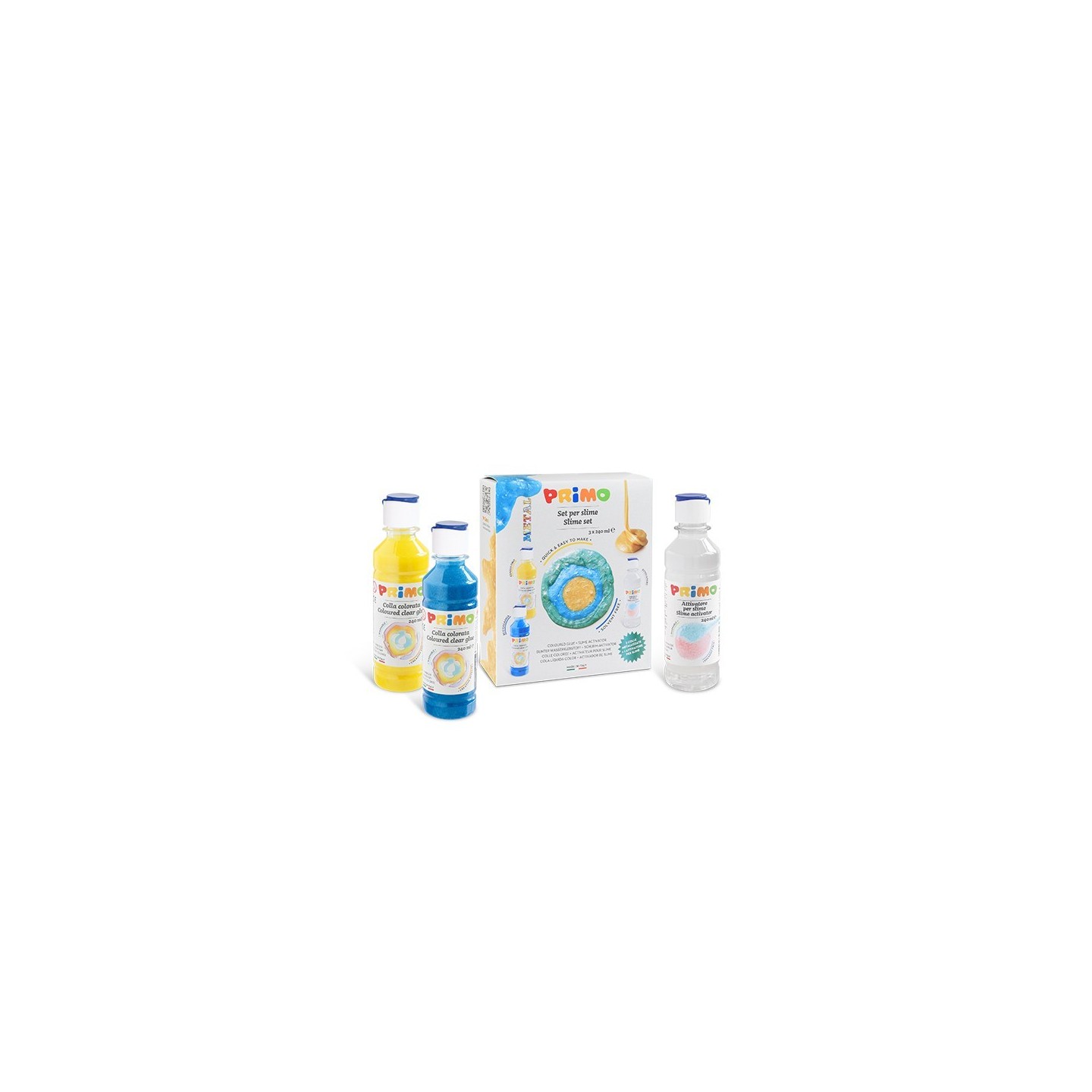 Fabrica tu Slime Metalico - 2 Colores Metalicos + Activador