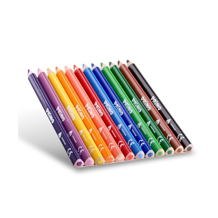 12 Lápices de colores Jumbo Triangulares