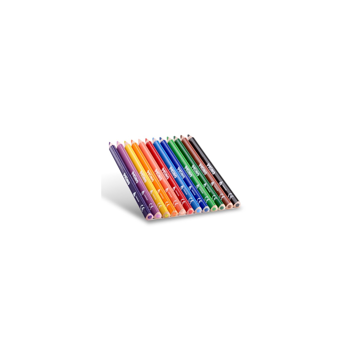 12 Lápices de colores Jumbo Triangulares