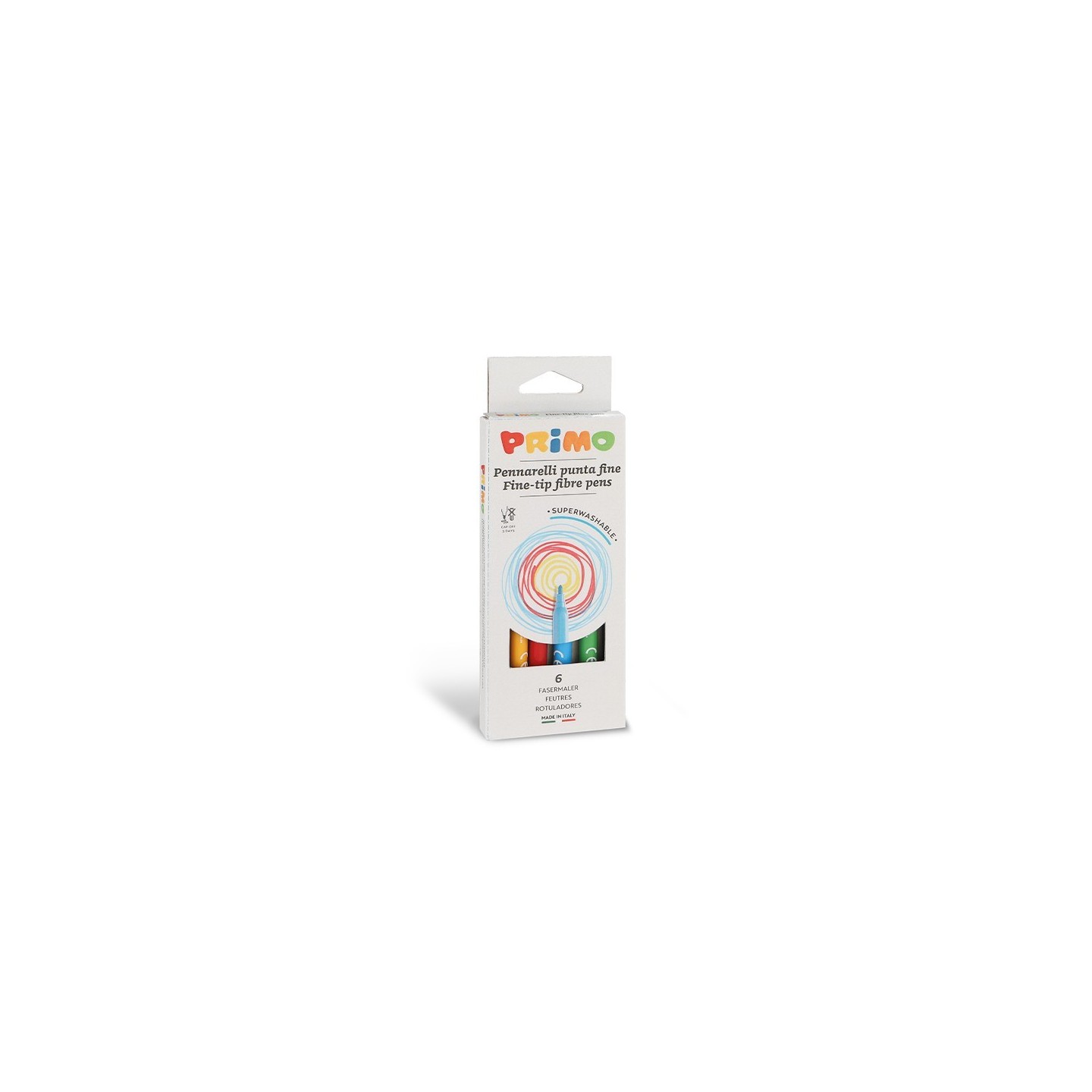 6 Rotuladores de colores