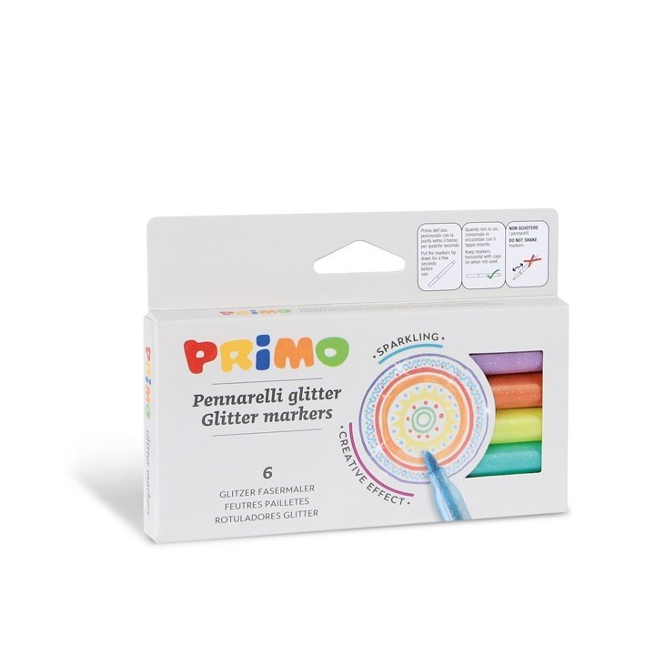 6 Rotuladores Purpurina