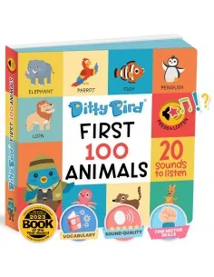 Libro Sonoro Ditty Bird "First 100 Animals"