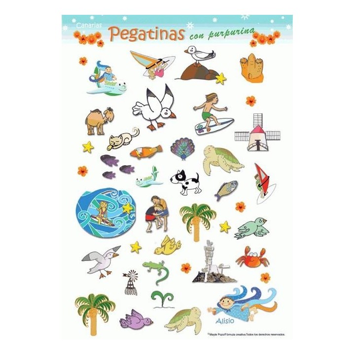 Pegatinas con Alisio