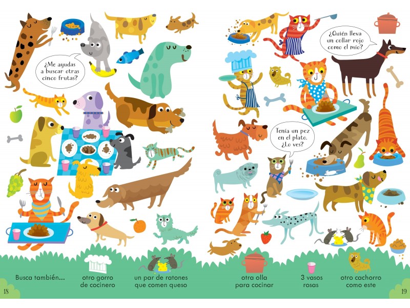 Busca y Encuentra - Perros y Gatos