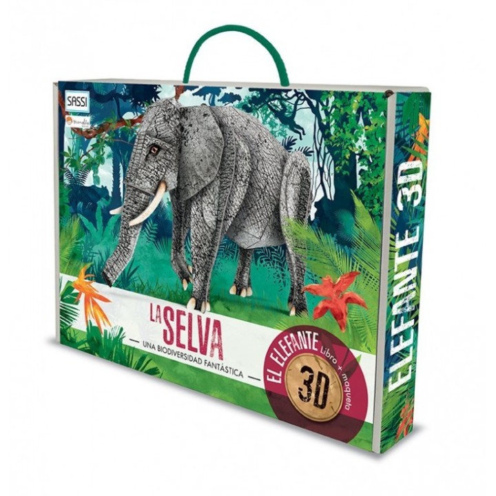 Construye un Elefante 3D + Libro