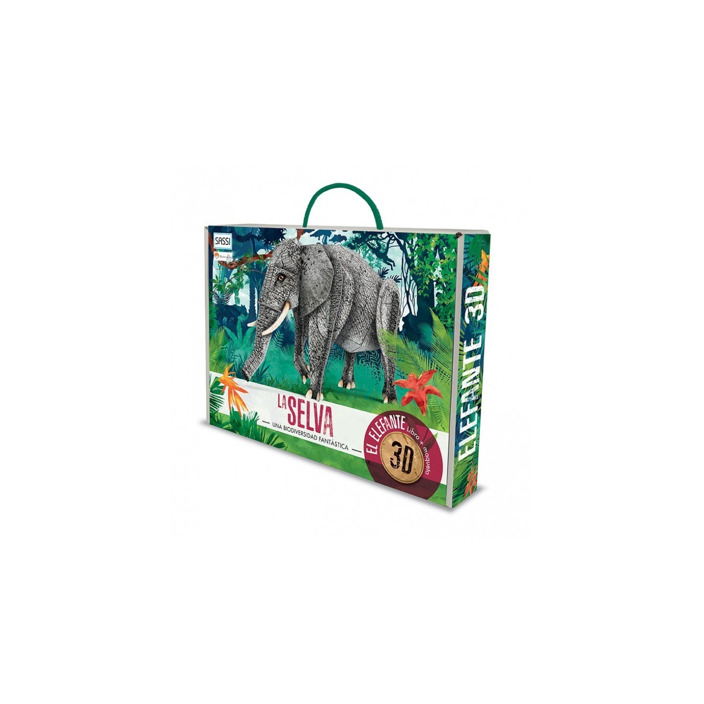 Construye un Elefante 3D + Libro