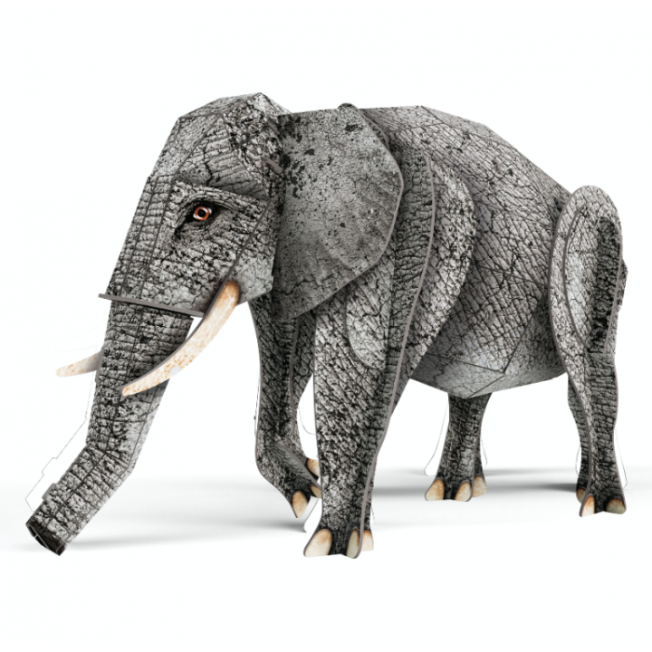 Construye un Elefante 3D + Libro