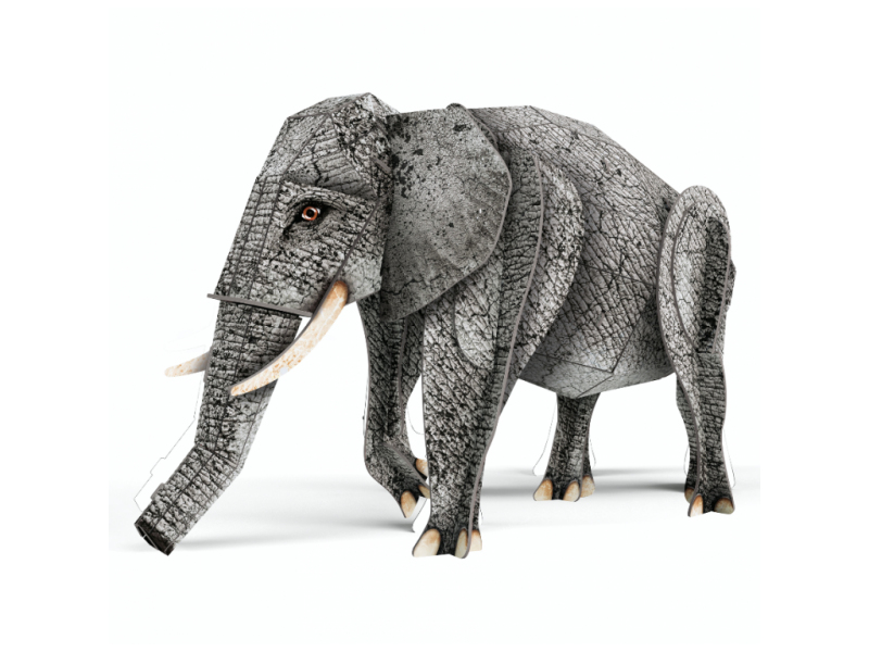 Construye un Elefante 3D + Libro