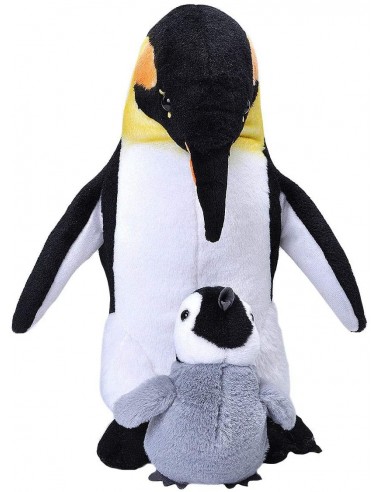 Peluche Pingüino Explorador y Bebé
