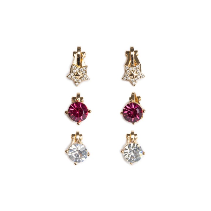 Set 3 pares de pendientes Navideños