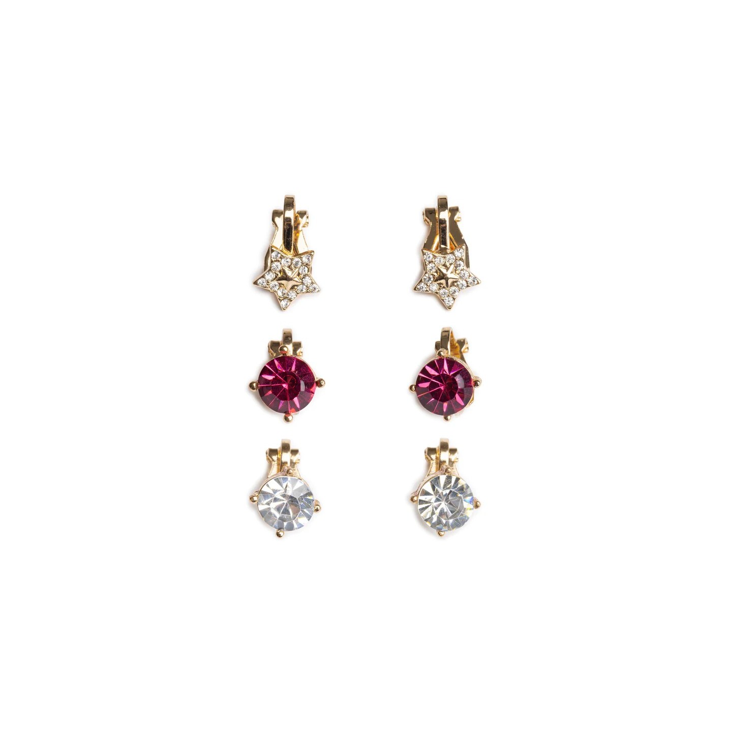 Set 3 pares de pendientes Navideños