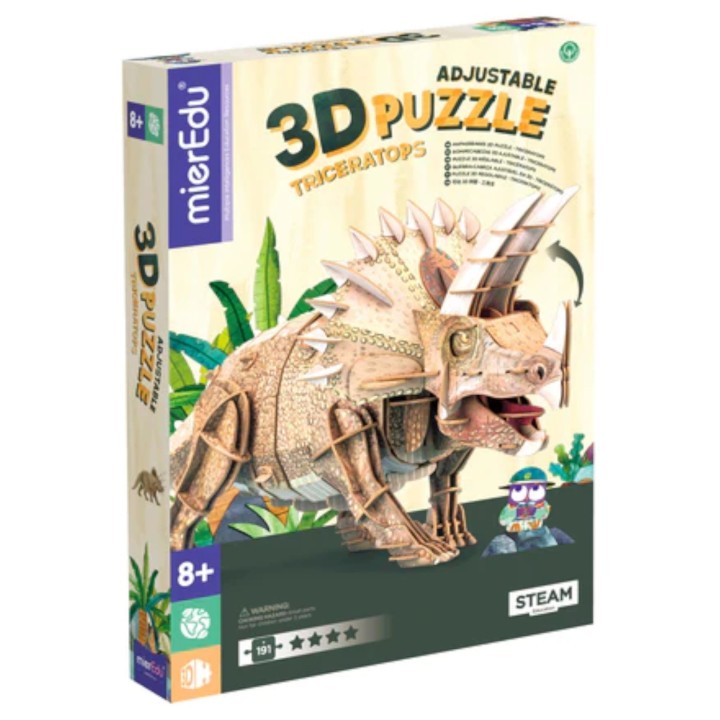 Puzle Eco 3D - Triceratops