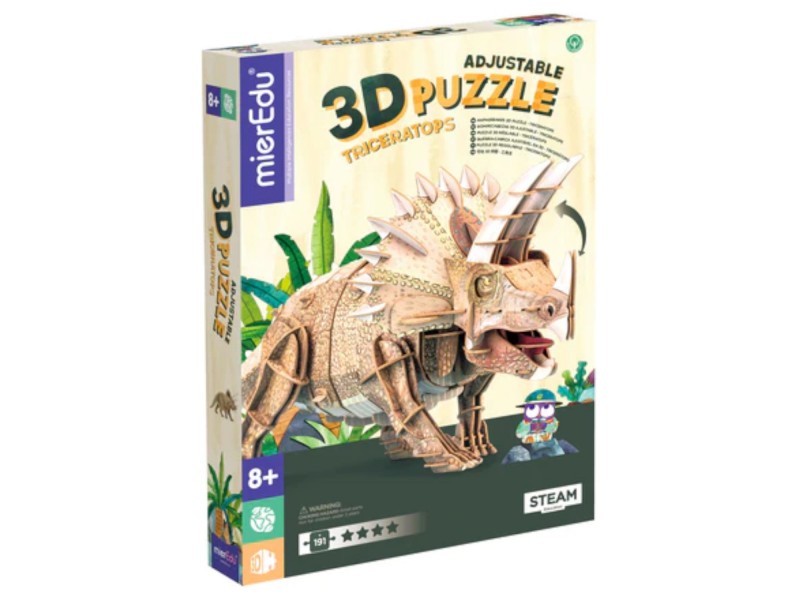 Puzle Eco 3D - Triceratops