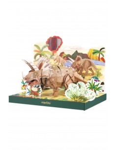 Puzle Eco 3D - Triceratops 2