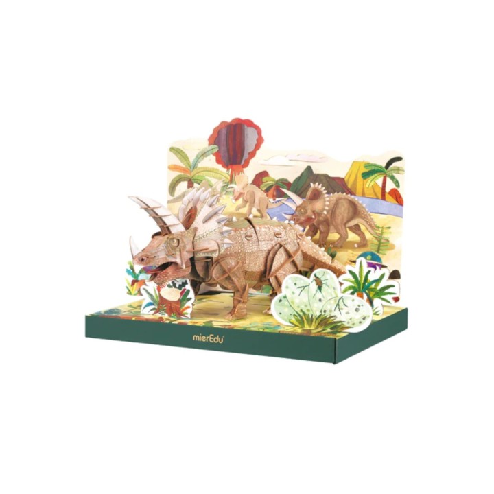 Puzle Eco 3D - Triceratops