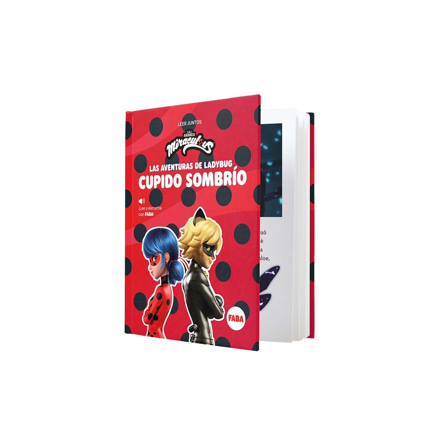 Libro Cuentacuentos Faba - Las Aventuras de Ladybug: Cupido Sombrío