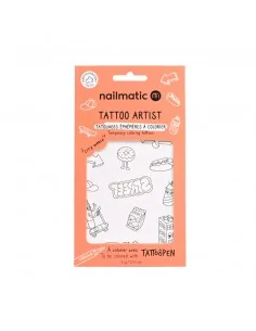 12 Tatuajes para colorear - Ciudad