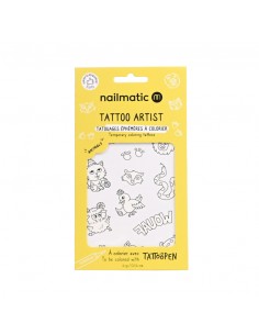 12 Tatuajes para colorear - Animales