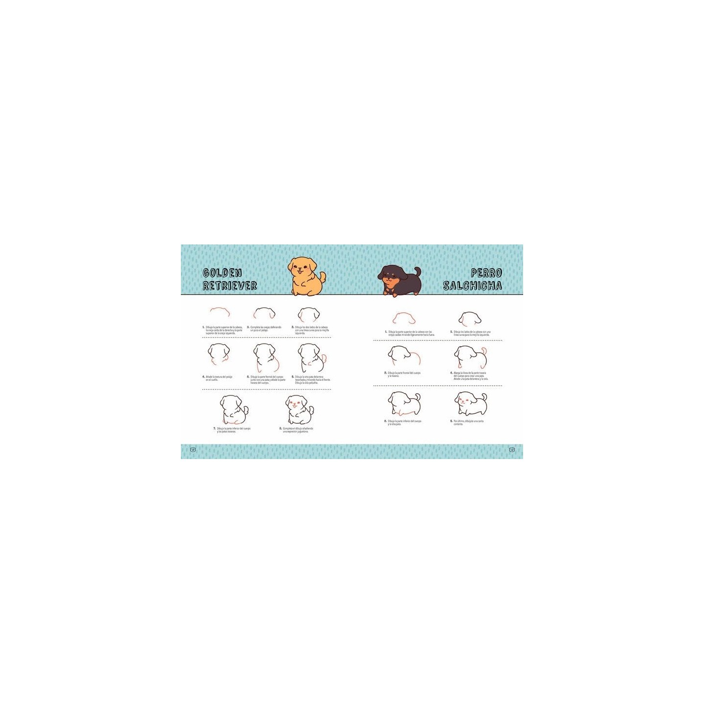 Perritos Kawaii: Aprende a dibujar 100 perritos adorables
