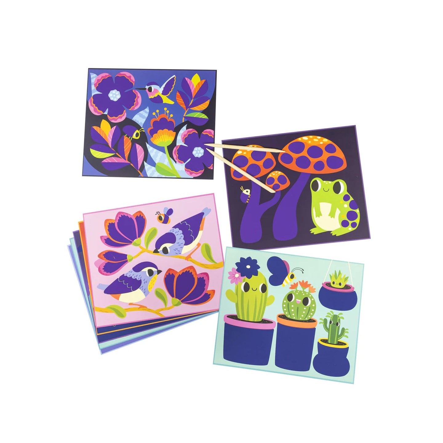 Scratch Art Jardín