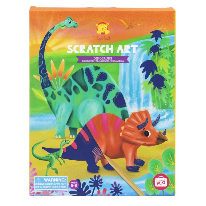 Scratch Art Dinos