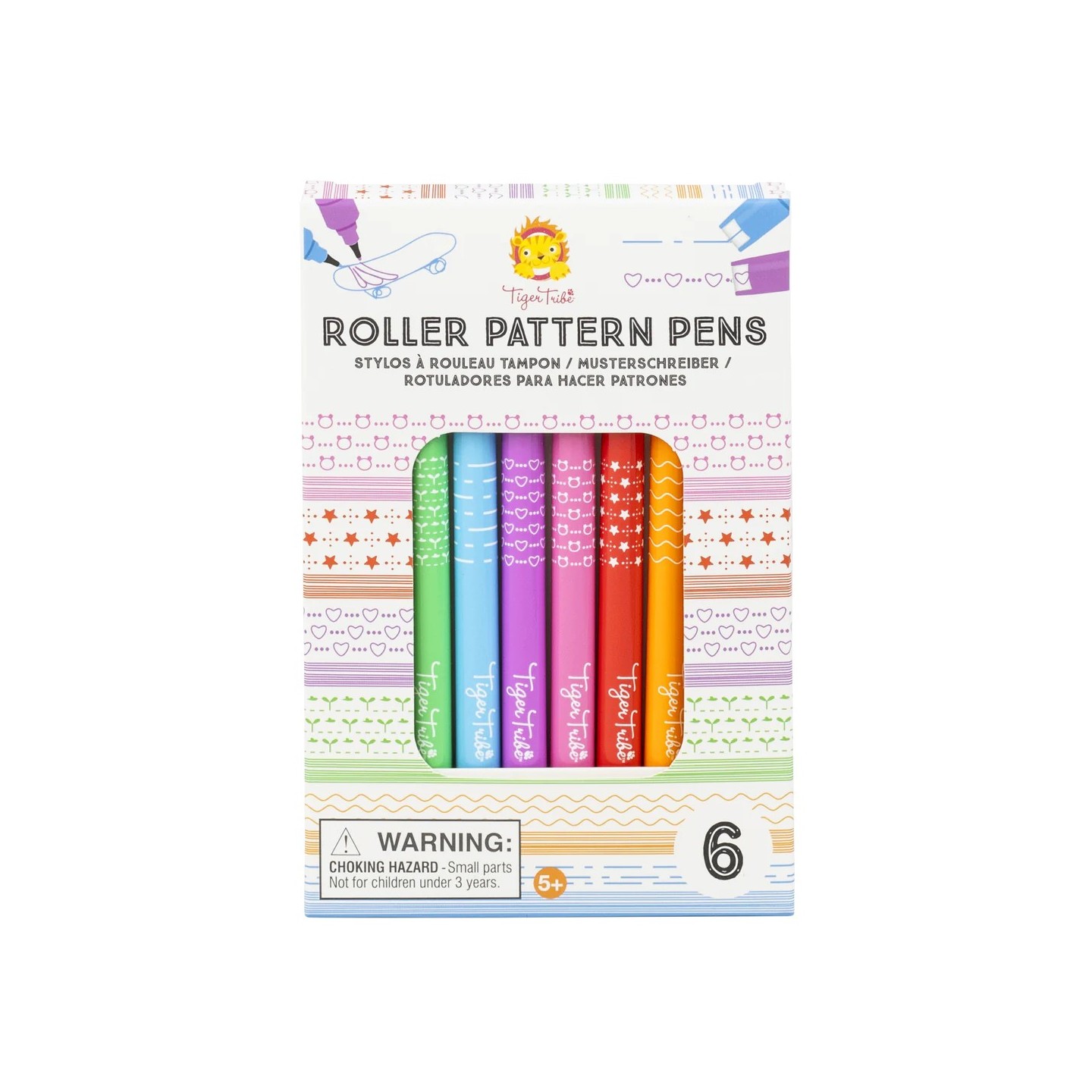 6 Rotuladores Roller Patrones