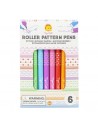 6 Rotuladores Roller Patrones