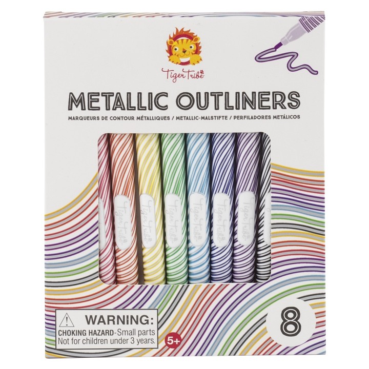 8 Rotuladores Metálicos