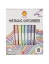 8 Rotuladores Metálicos