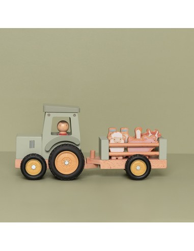 Tractor con Trailer Madera