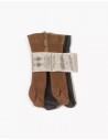 Medias Collegien Gris Marron Muñeca 37 cms