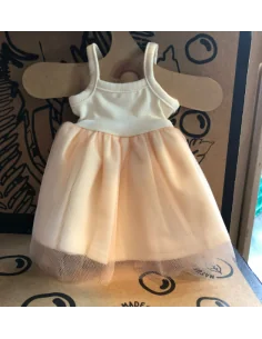 Vestido Tutu Salmon Muñeca 37 cms
