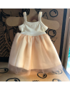 Vestido Tutu Salmon Muñeca 37 cms