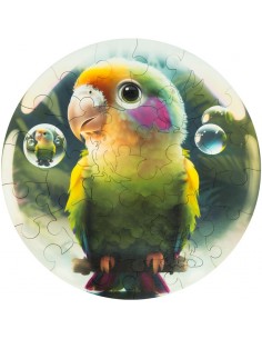 Puzle Madera Bubblezz Unidragon Loro 30 Piezas 2