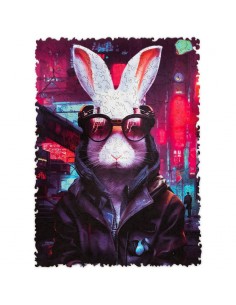 Puzle Madera Unidragon POP Cyber Rabbit 250 Piezas 2