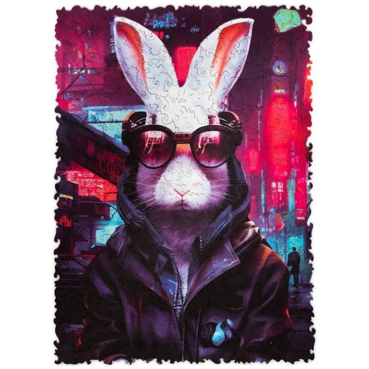 Puzle Madera Unidragon POP Cyber Rabbit 250 Piezas