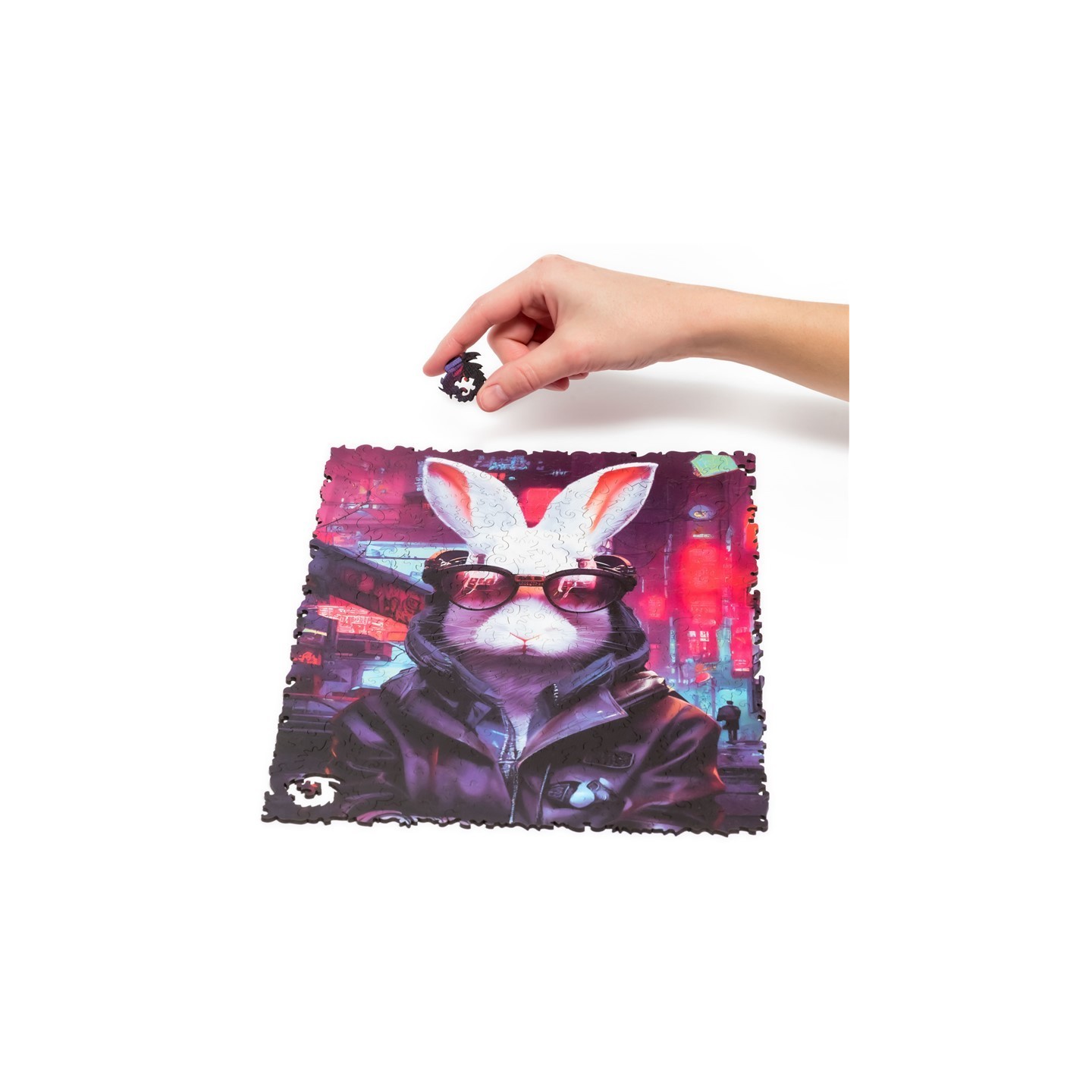 Puzle Madera Unidragon POP Cyber Rabbit 250 Piezas