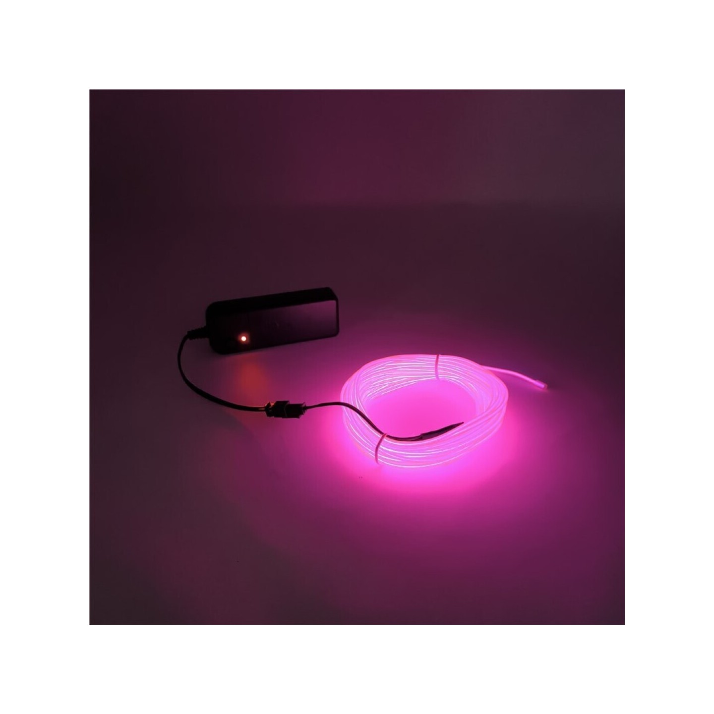 Cordón Luminoso Flowon Rosa