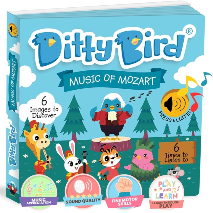 Libro Juego canta en Inglés Ditty Bird MUSIC OF MOZART