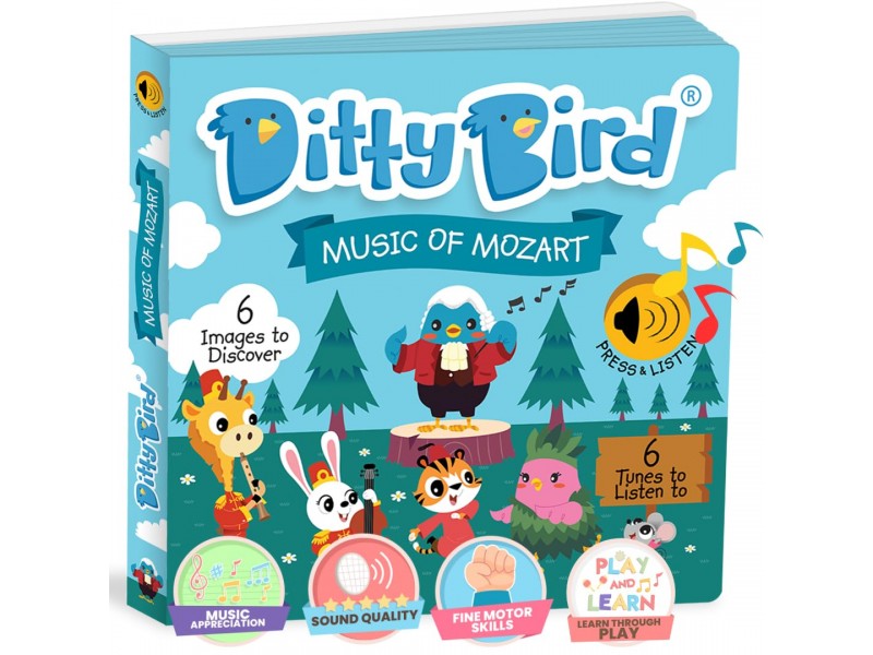 Libro Juego canta en Inglés Ditty Bird MUSIC OF MOZART