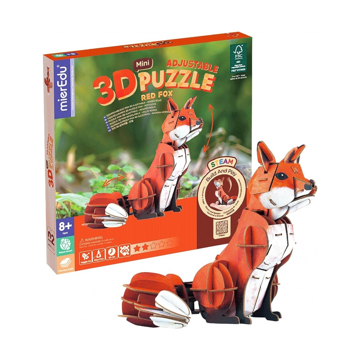 Mini Puzle 3D Zorro