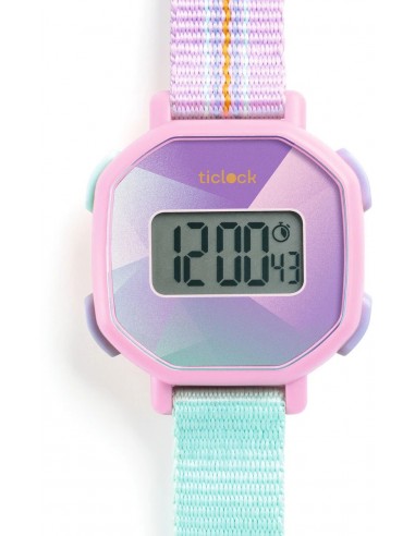Reloj digital Purple prisma