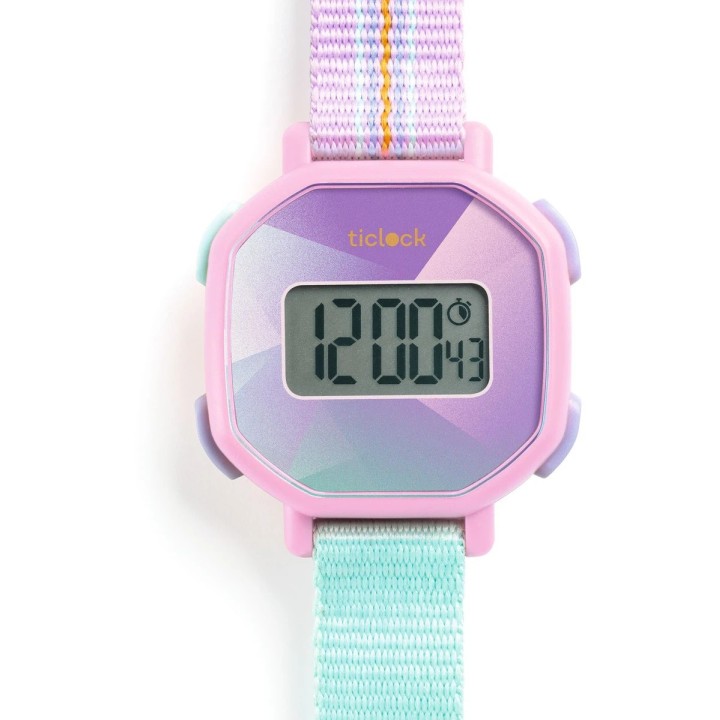 Reloj digital Purple prisma