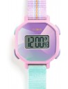 Reloj digital Purple prisma