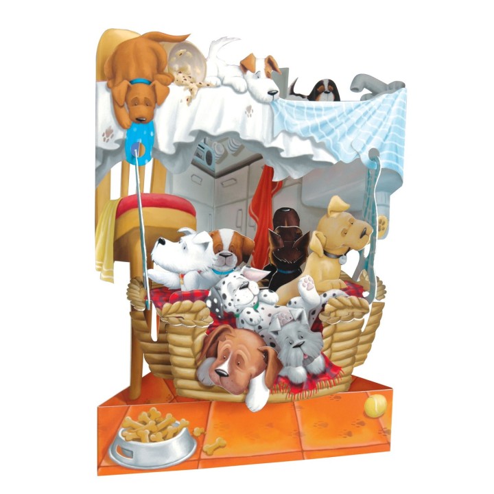 Postal 3D Cachorros